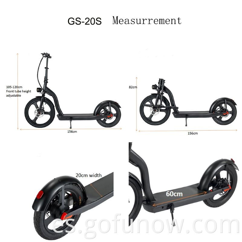 Fashion City Two Wheel Big Tire Electric Scooters motocicleta 55 km a la venta